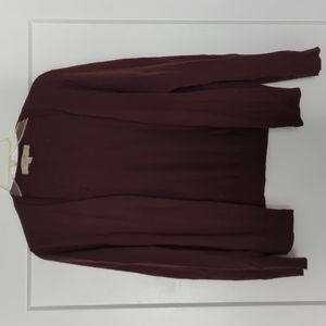 Loft Maroon Cardigan